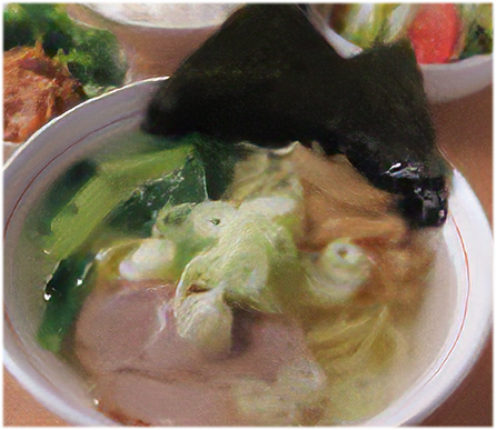 さっぱり塩味ラーメン
